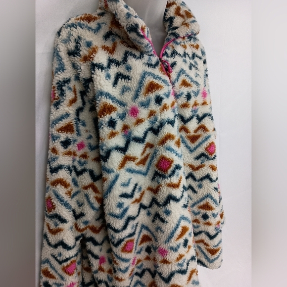 2/$30 EDDIE BAUER Cozy Multicolor Fleece Pullover (#1,250) - Picture 6 of 8